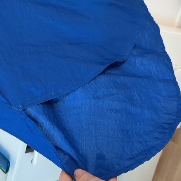 Maeve drawstring shirt dress Sz 6 (BLUE) - Picture 4 of 9